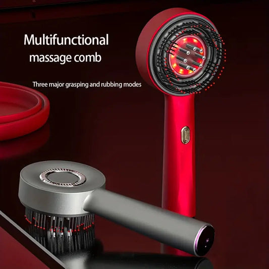 Electric Massage Comb – Portable Hair Brush for Men & Women